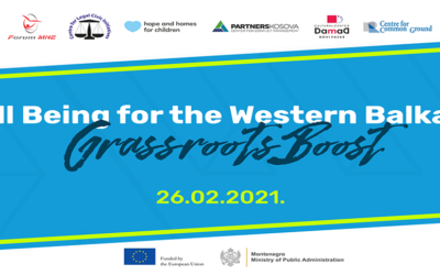 WELL BEING FOR THE WESTERN BALKANS: GRASSROOTS BOOST